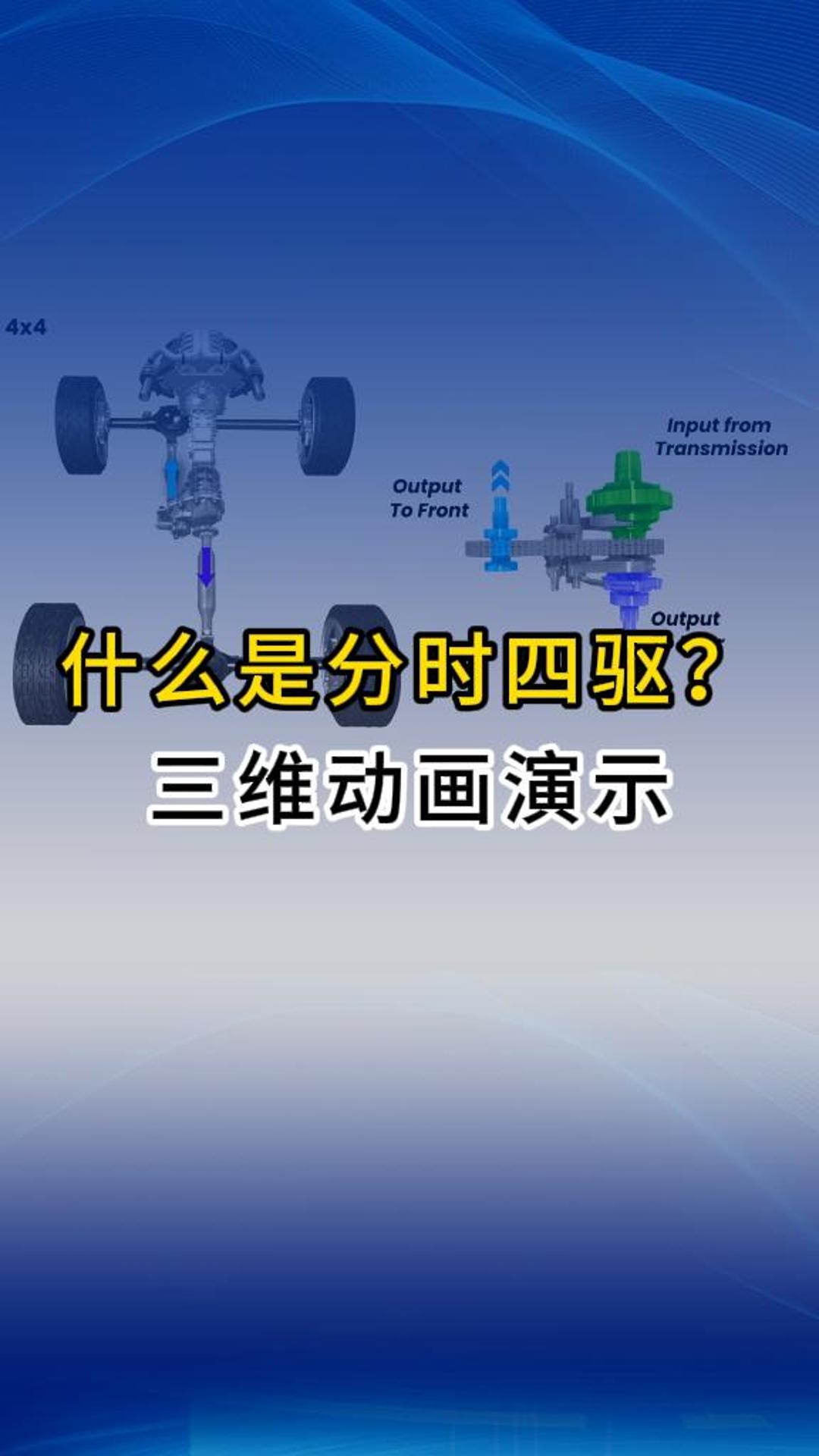 为什么老司机不买分时四驱的车？-汽车三维动画-DB旗舰三维动画定制